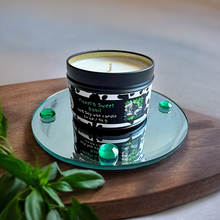 Load image into Gallery viewer, Meowmaste Yoga Retreat - Candle, U.S. Handmade Scented Soy Candle, Clean Burn, Green Tea and Lemongrass Scent, Gift for Friend Mom Dad Co-Worker Sister