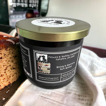 Load image into Gallery viewer, Brody's Banana Nut Bread - Large Jar 17 Ounce 3 Wick Soy Candle - Banana Nut Bread Scent