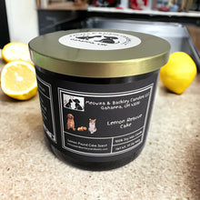 Load image into Gallery viewer, Lemon Rescue Cake Candle, U.S. Handmade Scented Soy Candle, Clean Burn, Lemon Pound Cake Scent, Gift for Friend Mom Dad Co-Worker Sister