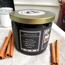 Load image into Gallery viewer, Chip's Cinnabark Churros - Large Jar 17 Ounce 3 Wick Soy Candle - Cinnamon Stick Scent