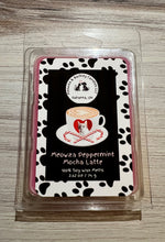 Load image into Gallery viewer, Meowza Peppermint Mocha Latte - Soy Clamshell Wax Melts - Set of 6 - Peppermint Mocha Latte Scent