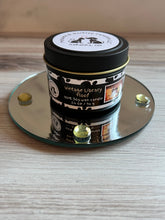 Load image into Gallery viewer, Vintage Library Floof - Small Tin Soy Candle - Teakwood, Leather & Patchouli Scent