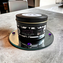 Load image into Gallery viewer, Lavender Dog Fart Cover-up Tin Two Wick Soy Candle - Lavender Scent

