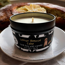 Load image into Gallery viewer, Lemon Rescue Cake Candle, U.S. Handmade Scented Soy Candle, Clean Burn, Lemon Pound Cake Scent, Gift for Friend Mom Dad Co-Worker Sister
