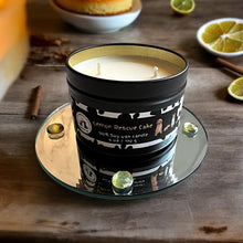 Load image into Gallery viewer, Lemon Rescue Cake Candle, U.S. Handmade Scented Soy Candle, Clean Burn, Lemon Pound Cake Scent, Gift for Friend Mom Dad Co-Worker Sister
