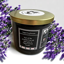 Load image into Gallery viewer, Lavender Dog Fart Cover-up - Large Jar 17 Ounce 3 Wick Soy Candle - Lavender Scent
