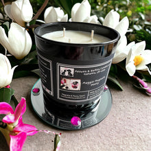 Load image into Gallery viewer, Maggie Magnolia Peony - Large Jar 17 Ounce 3 Wick Soy Candle - Magnolia Peony Scent
