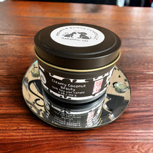 Load image into Gallery viewer, Creamy Coconut Beauty - Tin Two Wick Soy Candle - Creamy Coconut Scent
