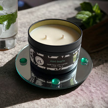 Load image into Gallery viewer, Mint Dogito - Medium Two Wick Tin Soy Candle - Mint Mojito Scent
