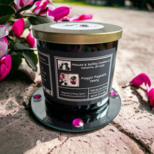 Load image into Gallery viewer, Maggie Magnolia Peony Large Jar 3 Wick Soy Candle - Magnolia and Peony Scent
