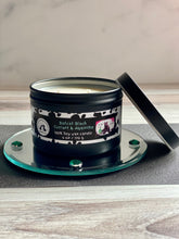 Load image into Gallery viewer, Batcat Black Currant &amp; Absinthe - Tin Two Wick Soy Candle - Black Currant, Blackberry &amp; Absinthe Scent
