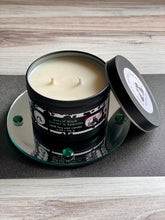Load image into Gallery viewer, Batcat Black Currant &amp; Absinthe - Tin Two Wick Soy Candle - Black Currant, Blackberry &amp; Absinthe Scent
