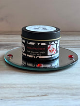 Load image into Gallery viewer, Happy Pawlidays - Small Tin Soy Candle - Bayberry, Pine, Clove &amp; Lemon Rind Scent
